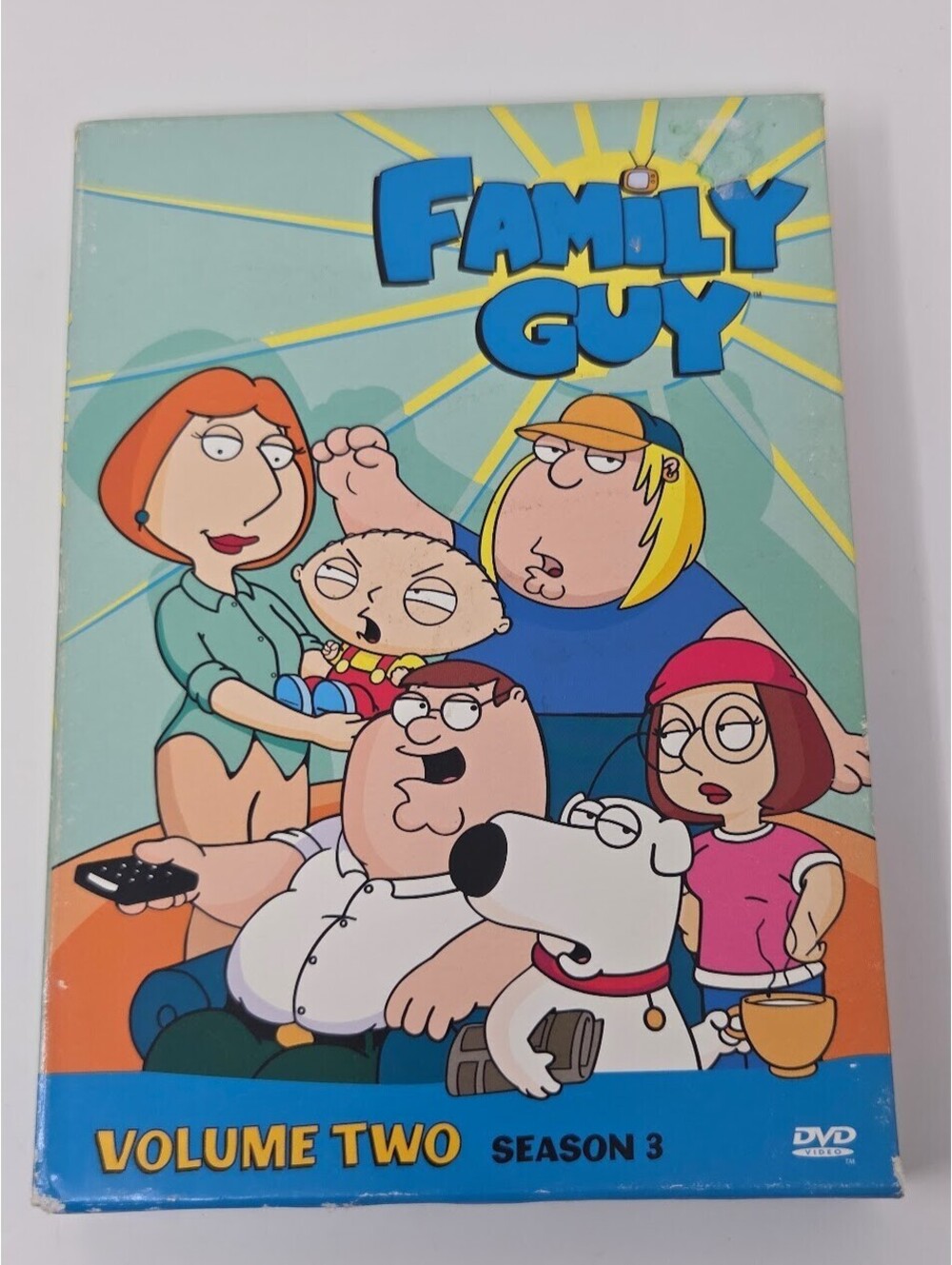 Family Guy Volume Two Season 3 DVD 3 Disc Set With Slipcover Case 2000